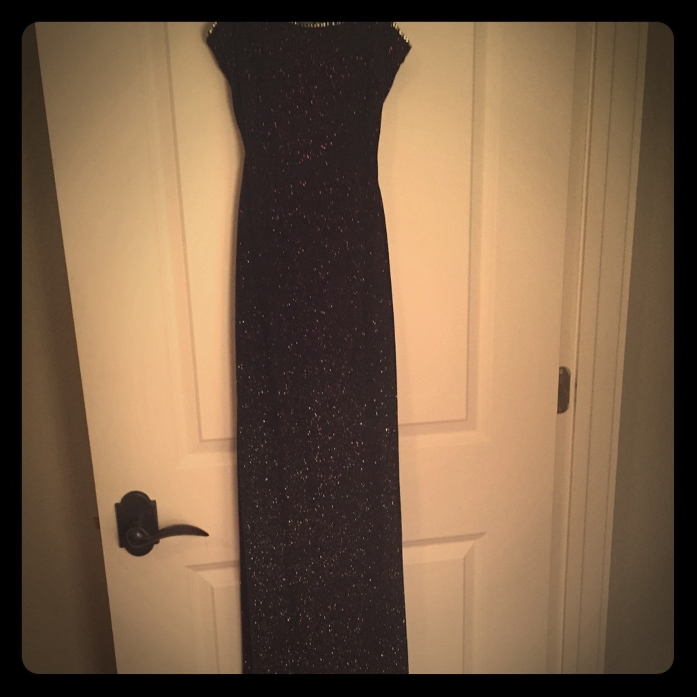 Purple Sparkle Formal Gown